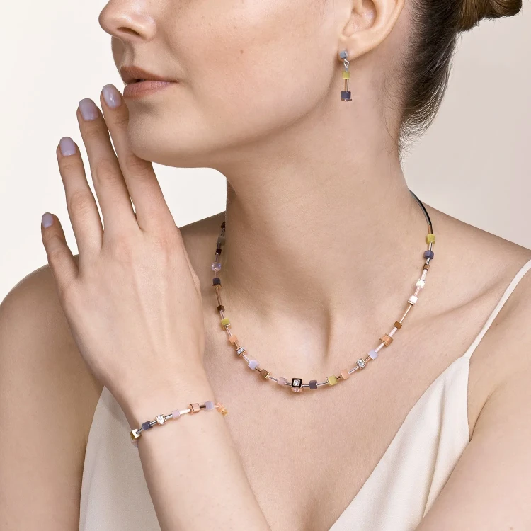 Браслет Coeur de Lion Fine Pastel Beige-Olive 5028/30-1009