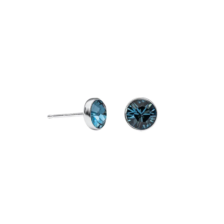 Fiore Luna Пусеты Denim Blue SWE297 DB S