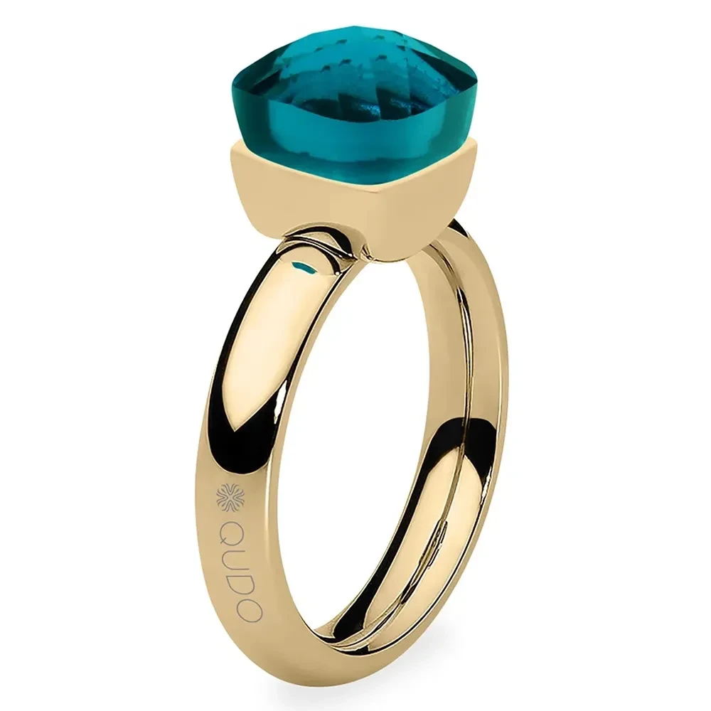 Кольцо Qudo FIRENZE 17.2 (G) Blue Zircon 107001/40-4601 17.2