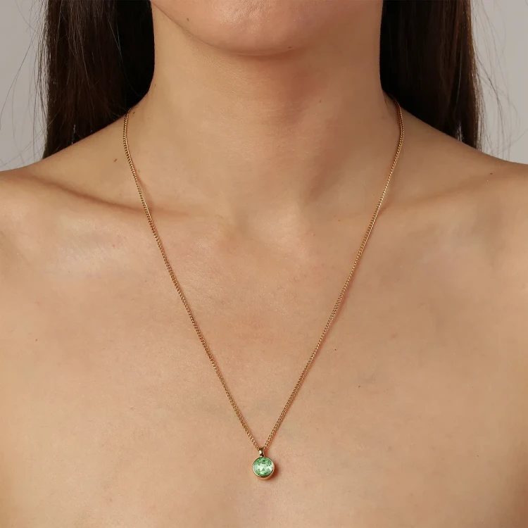 Колье Dyrberg Kern ETTE SG LIGHT GREEN 460511