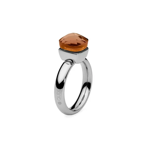 Кольцо Qudo Firenze smoked topaz 17.2 мм 610753 BR/S
