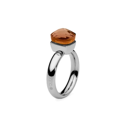 Кольцо Qudo Firenze smoked topaz 17.2 мм 610753 BR/S