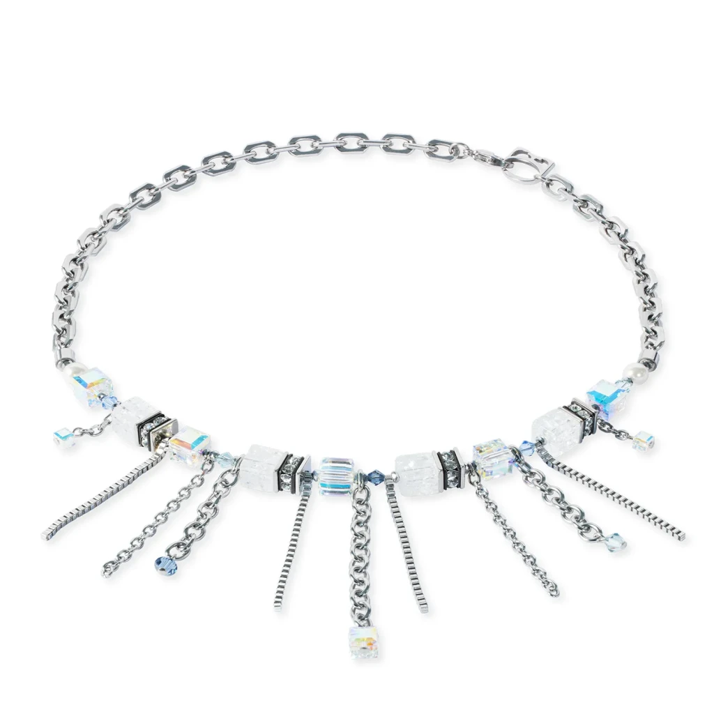 Колье Coeur de Lion Crystal-Silver 3020/10-1817