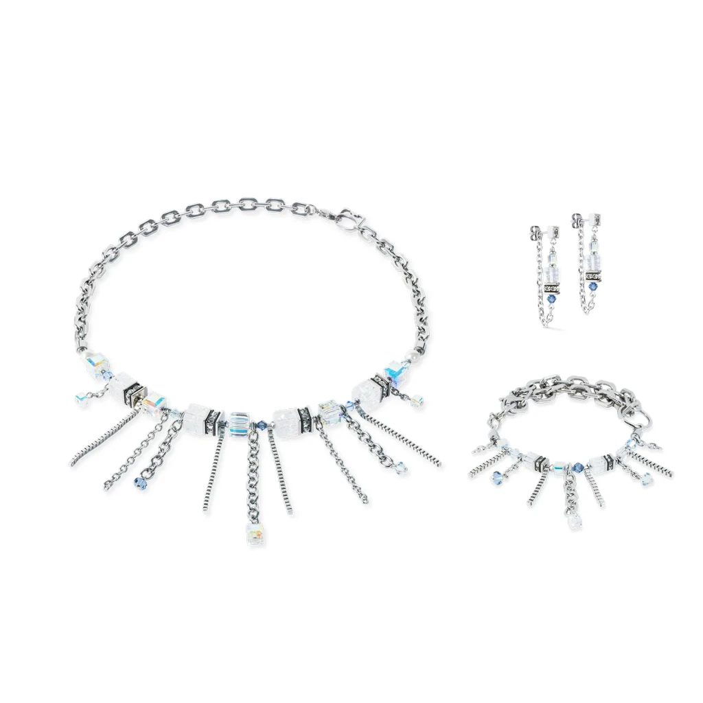 Колье Coeur de Lion Crystal-Silver 3020/10-1817
