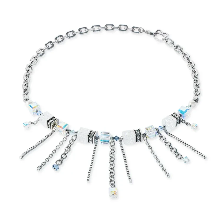 Колье Coeur de Lion Crystal-Silver 3020/10-1817