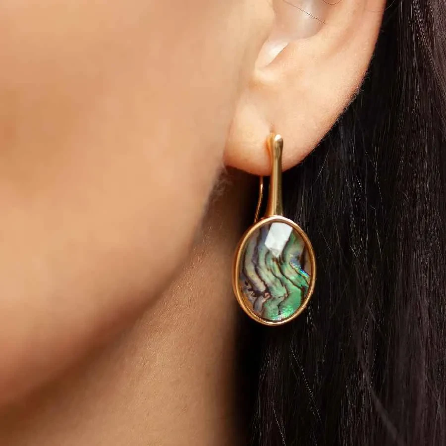 Серьги Possebon Abalone A9067.14 G