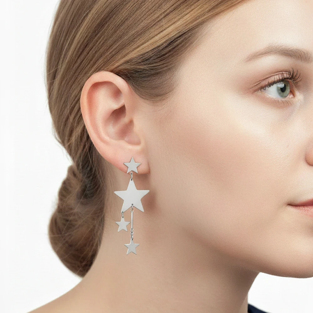 Серьги Fiore Luna Звезды ALE0194-S