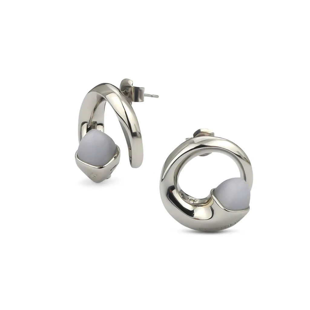 Серьги Boccadamo Caleida KOR025F  BW/S