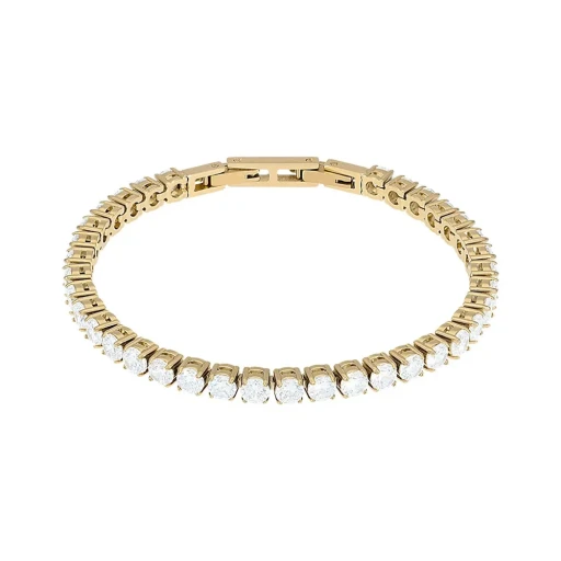 Браслет Qudo CASSIO 18cm Cristal-Gold 102028/30-1816