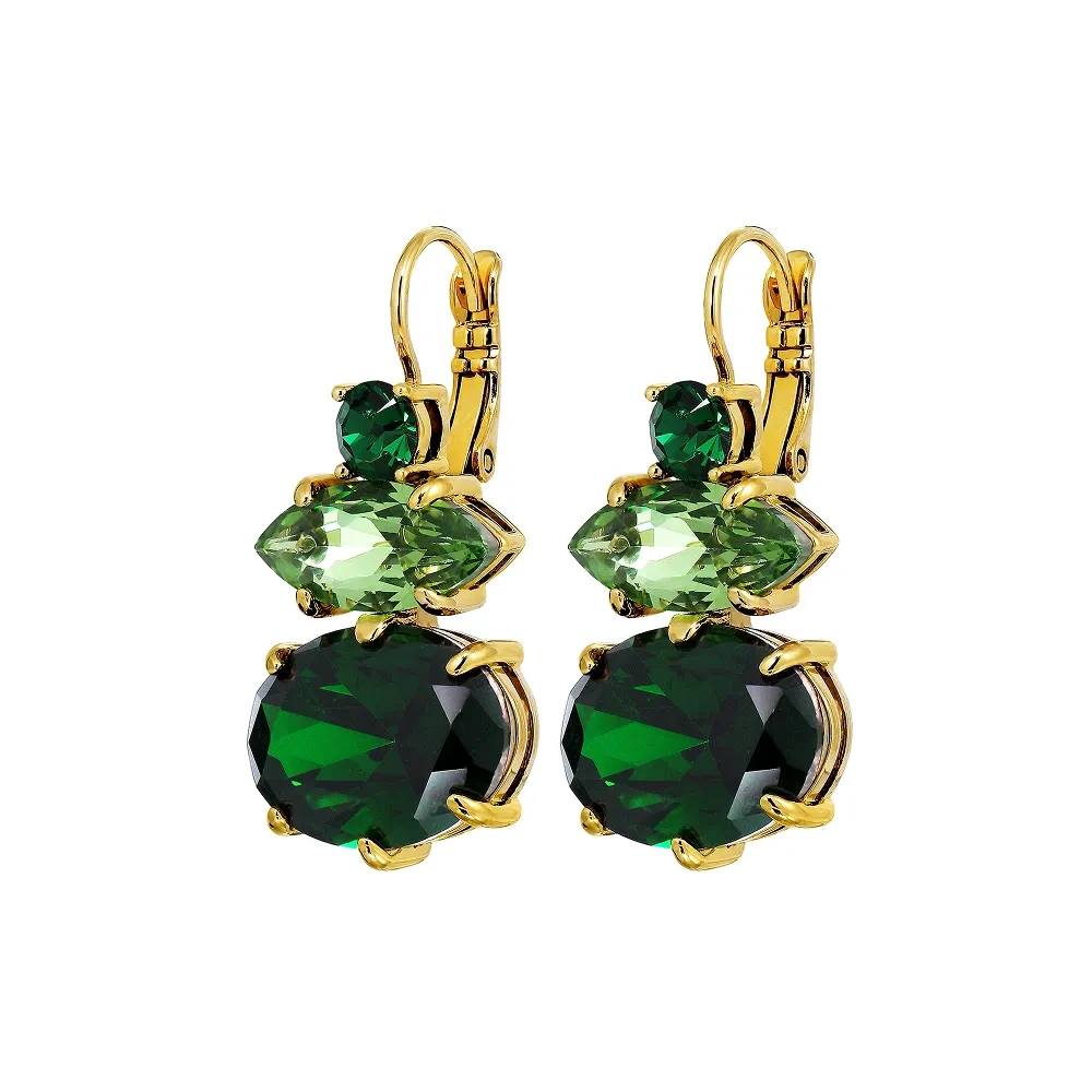 Серьги Dyrberg Kern PARSANA SG GREEN 470012