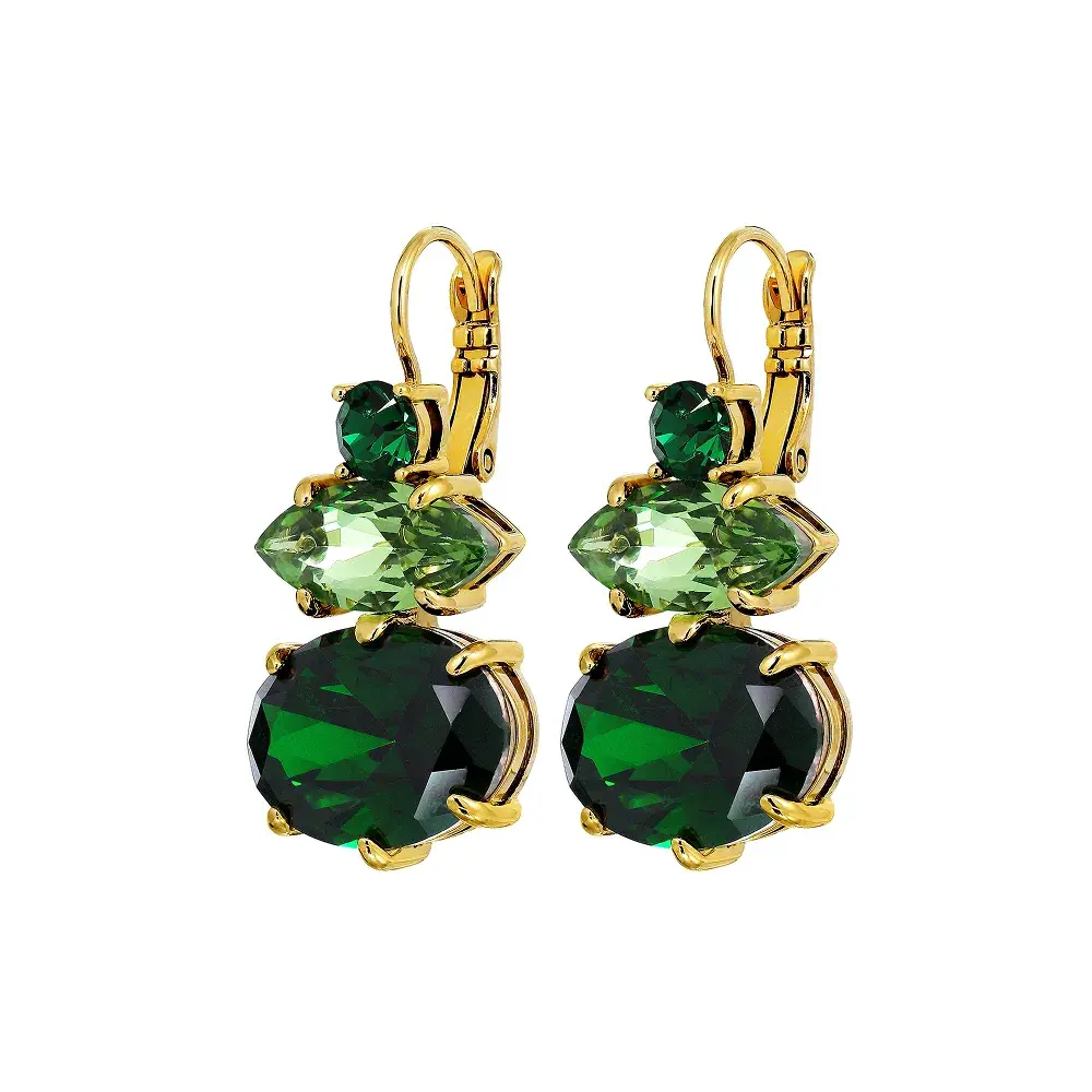 Серьги Dyrberg Kern PARSANA SG GREEN 470012