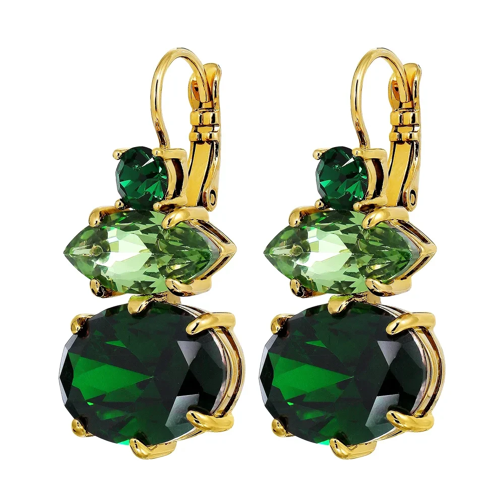 Серьги Dyrberg Kern PARSANA SG GREEN 470012