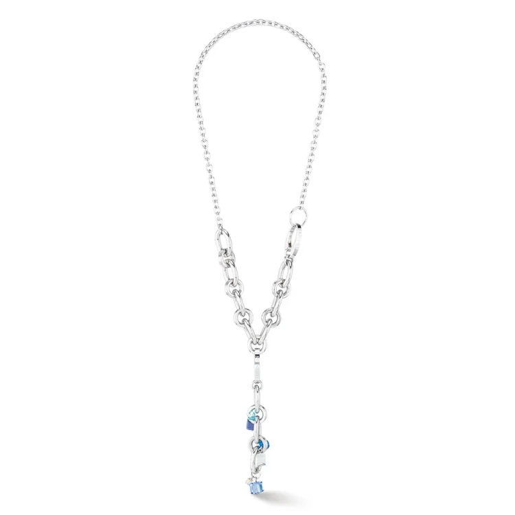 Колье Coeur de Lion Blue-Silver 4521/10-0717