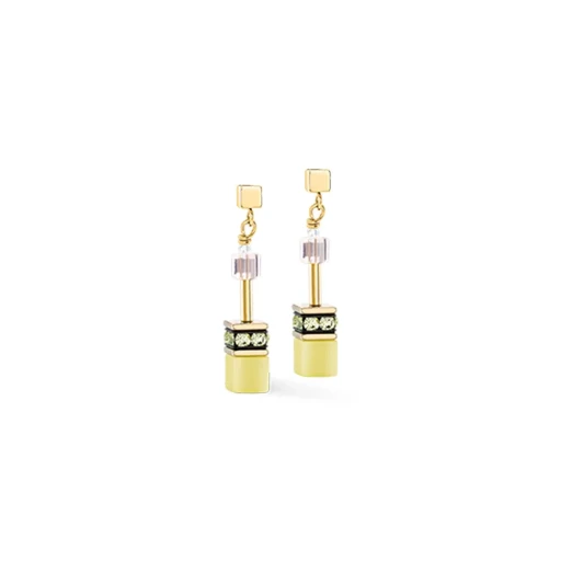 Серьги Coeur de Lion Olive-Yellow 2838/21-0901