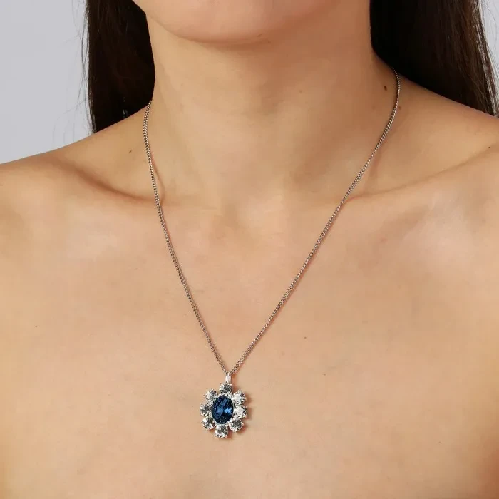 Колье Dyrberg Kern CLAUDIA SS BLUE 390080 BL/S