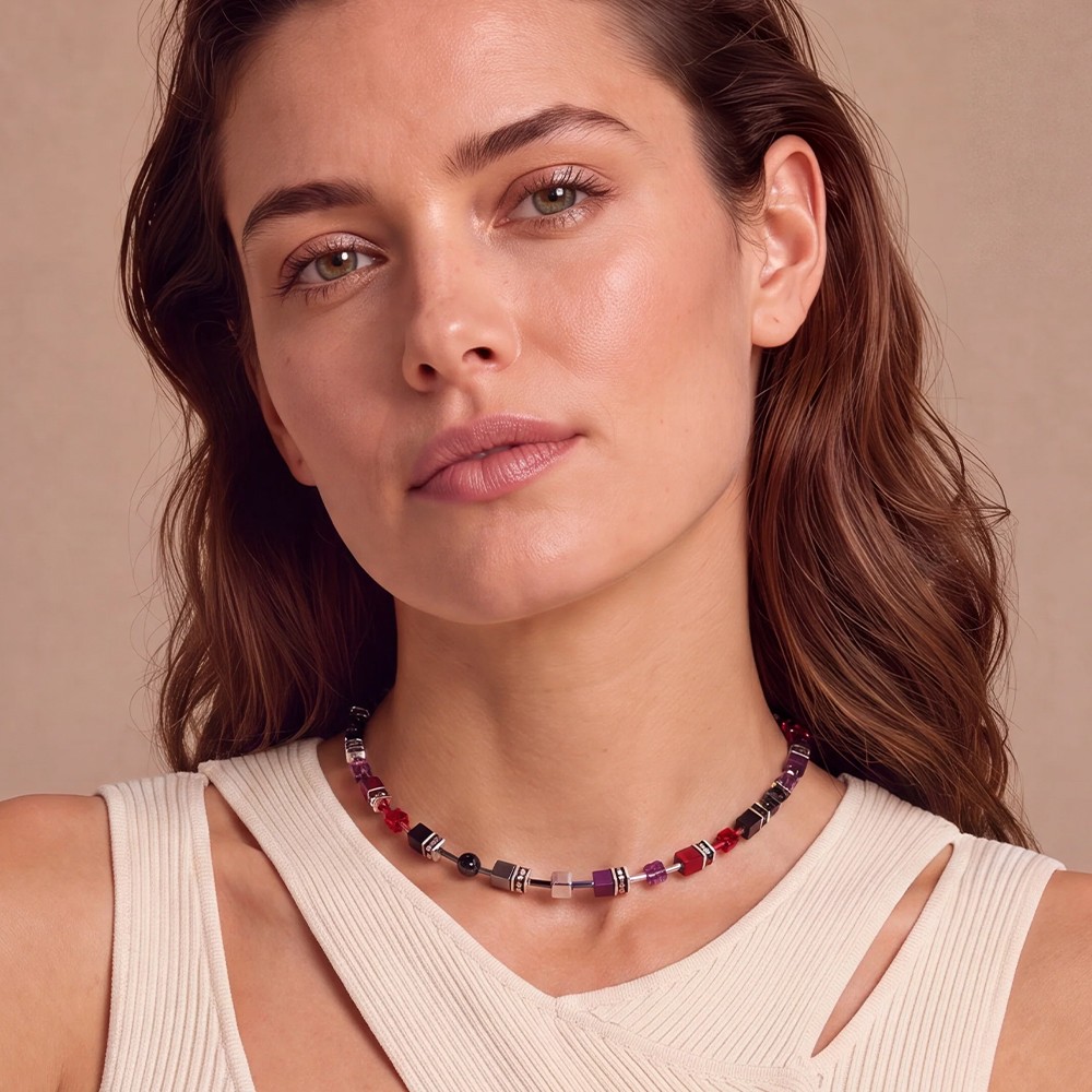 Колье Coeur de Lion Red-Black 2838/10-0313