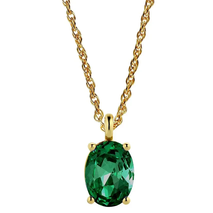 Колье Dyrberg Kern BARGA SG EMERALD GREEN 430153