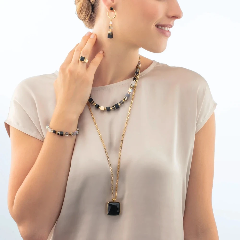 Кольцо Coeur de Lion Black-Gold 1200/40-1316 54