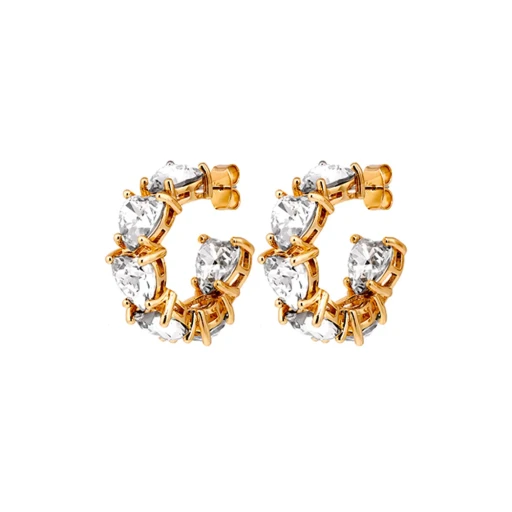 Серьги Dyrberg Kern HARDY SG CRYSTAL 480014