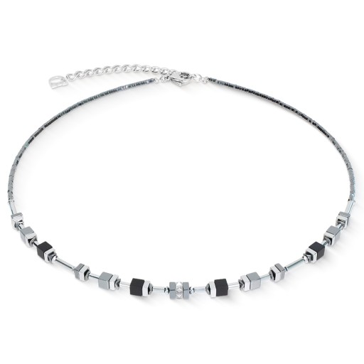 Колье Coeur de Lion Black-Silver 2802/10-1317