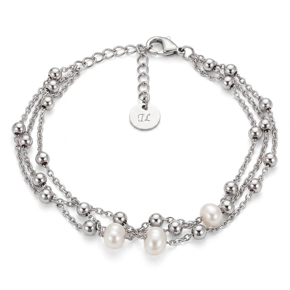 Браслет Fiore Luna Pearle CB03169-1 BW/S