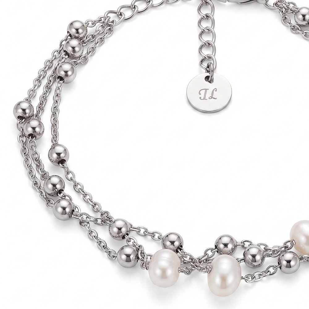 Браслет Fiore Luna Pearle CB03169-1 BW/S
