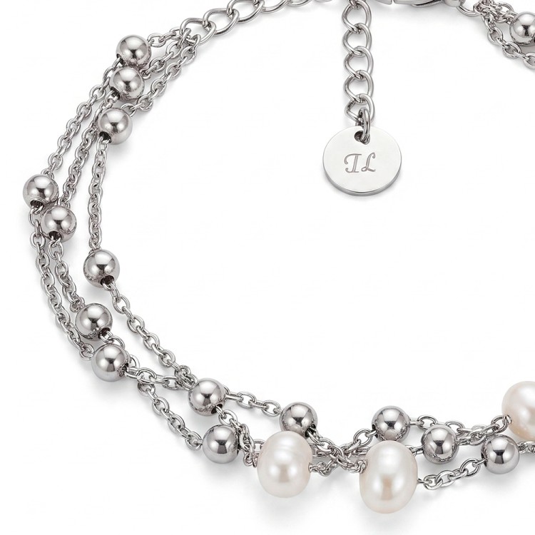 Браслет Fiore Luna Pearle CB03169-1 BW/S