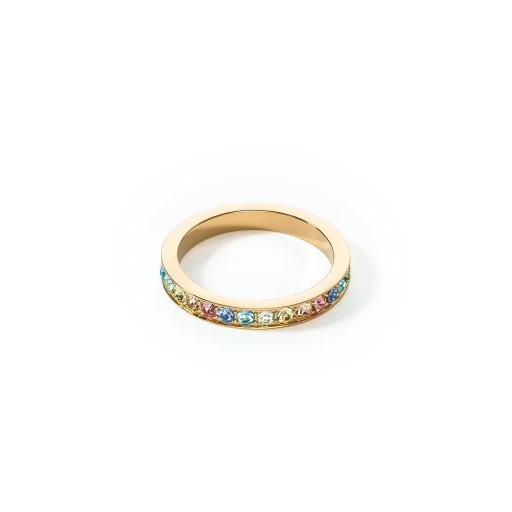 Кольцо Coeur de Lion Multicolour Pastel Gold 58 0127/40-1590 58