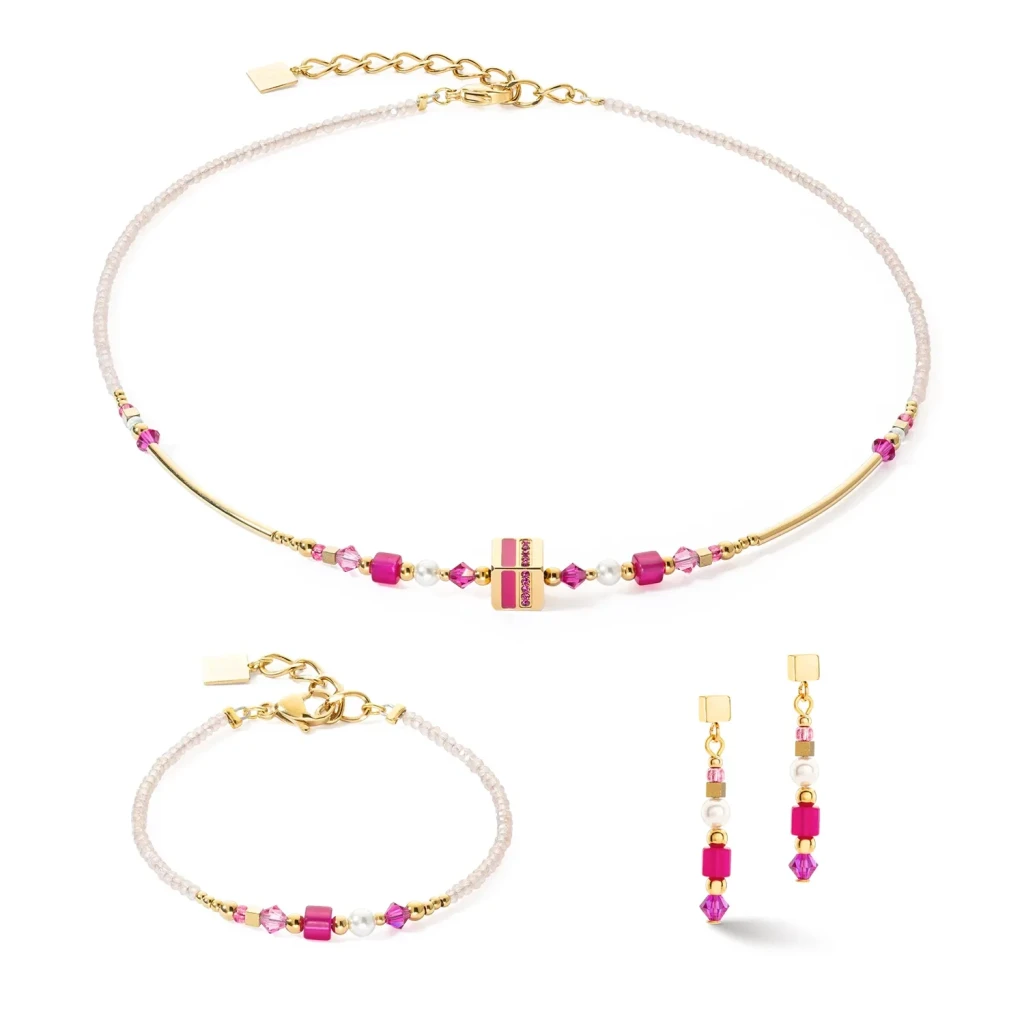 Браслет Coeur de Lion Pink-Gold 4355/30-0416