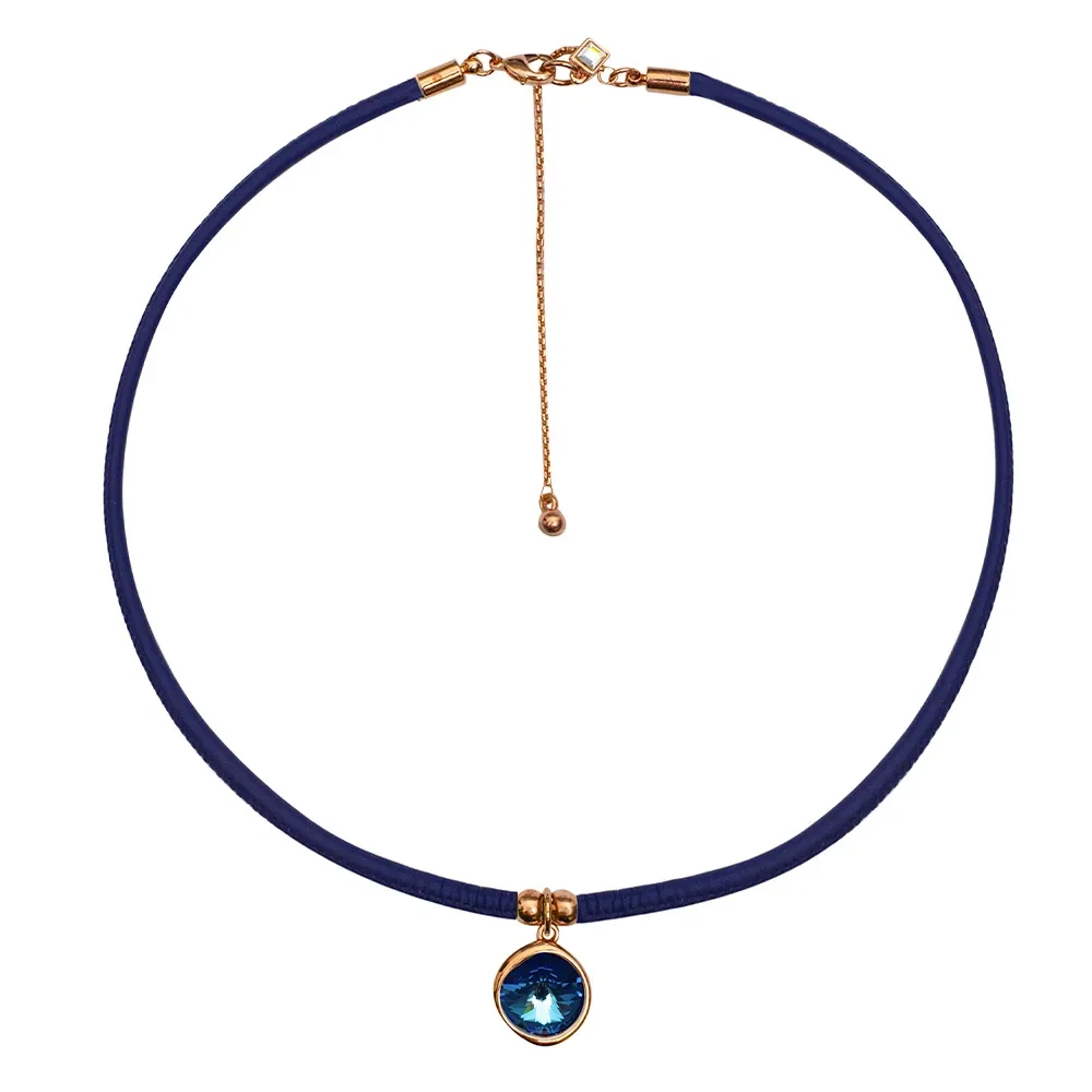 Колье Fiore Luna Royal Blue Delite B1902.23 BL/RG