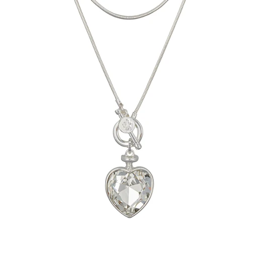 Колье Fiore Luna Crystal Heart Togl LN5237 S