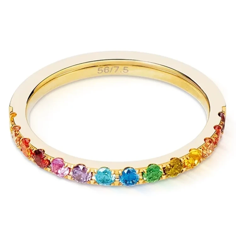 Кольцо Coeur de Lion Multicolour Rainbow-Gold 52 0146/40-1535 52