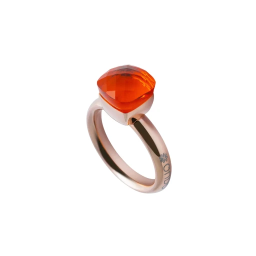 Кольцо Qudo Firenze orange glow 17.2 мм 611944 BR/RG
