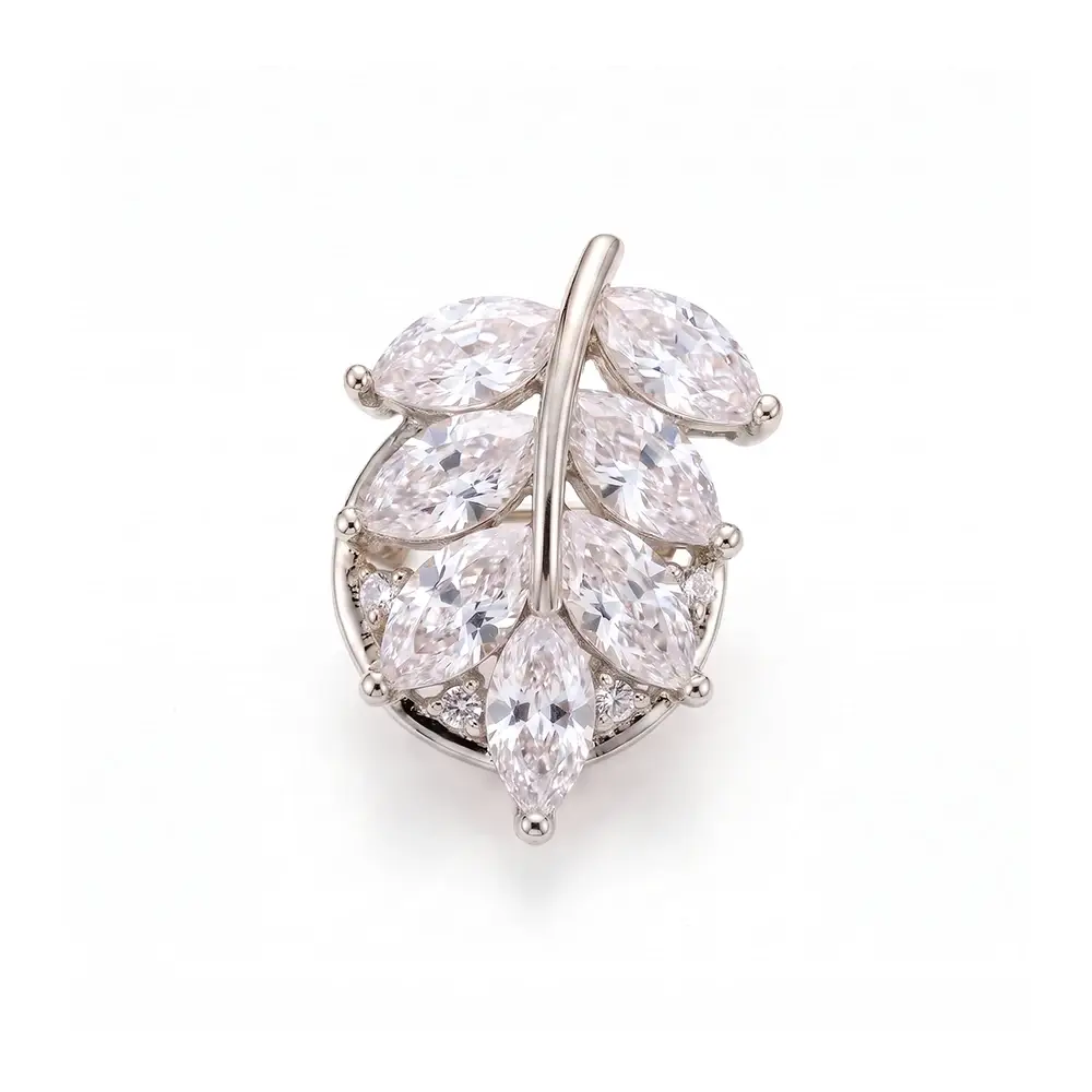 Брошь Листок на игле FBF00333-03 S Fiore Luna
