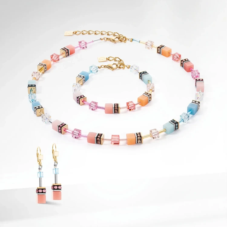 Браслет Coeur de Lion Aqua-Apricot 2838/30-2028