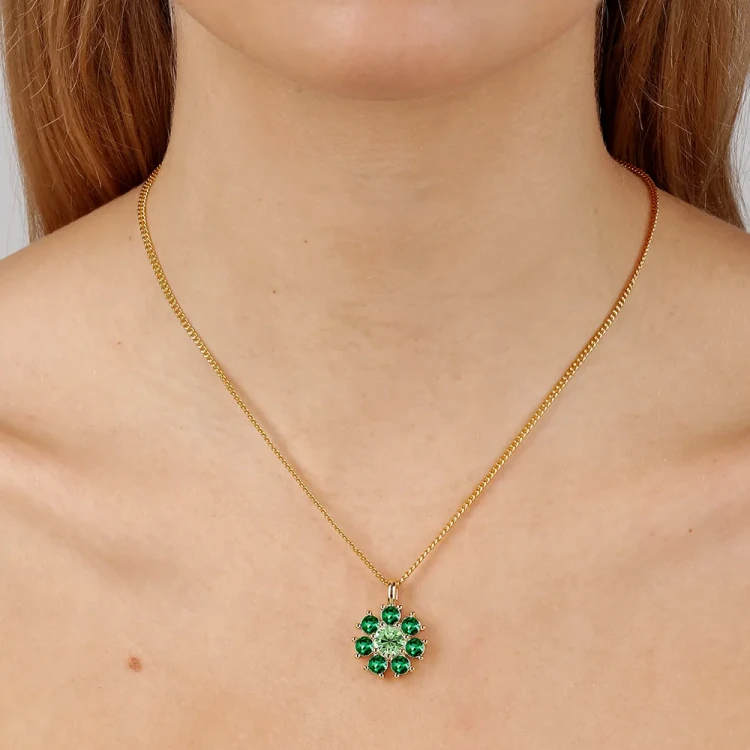 Колье Dyrberg Kern DELISE SG EMERALD GREEN 450103