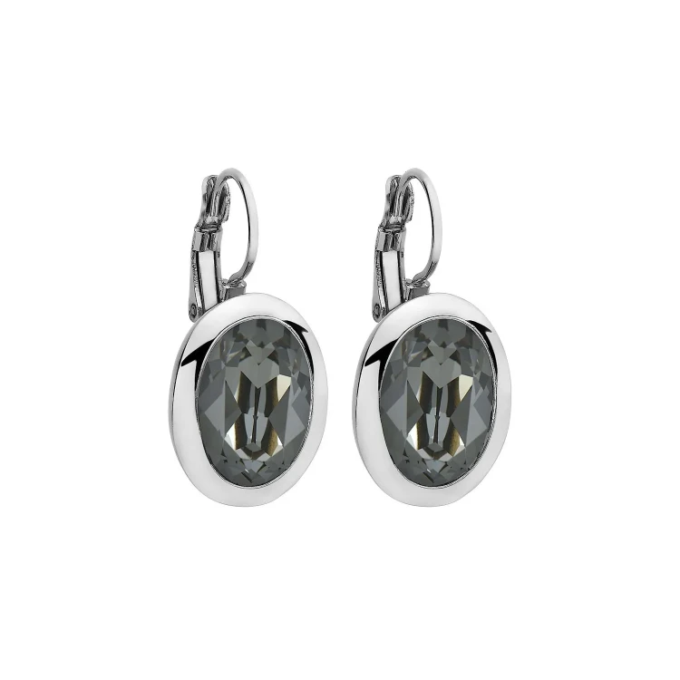 Серьги Qudo Tivola Silver Night 303126 BW/S
