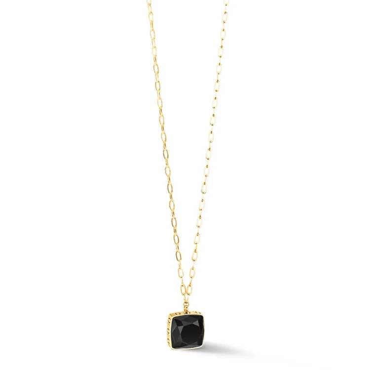 Колье Coeur de Lion Black-Gold 1201/10-1316