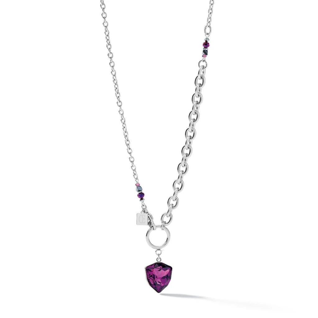 Колье Coeur de Lion Magic Crystal Amethyst 5054/10-0824