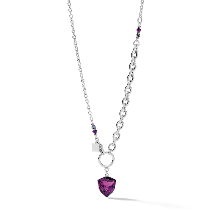 Колье Coeur de Lion Magic Crystal Amethyst 5054/10-0824