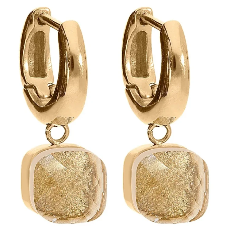 Серьги Qudo FIRENZE (G) Champagne 107001/20-5035