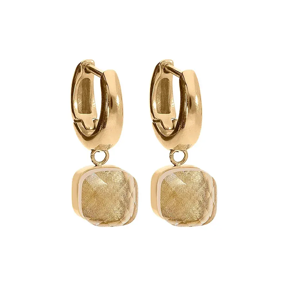 Серьги Qudo FIRENZE (G) Champagne 107001/20-5035