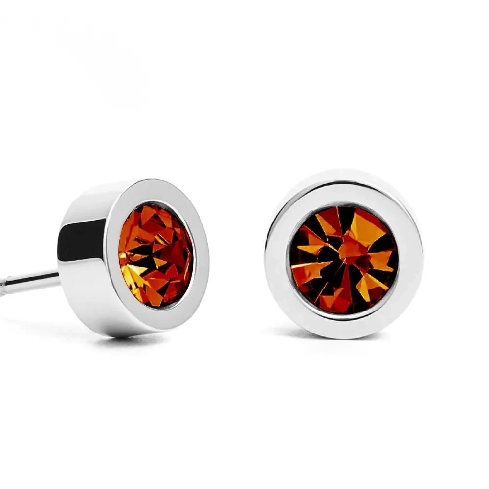 Fiore Luna Пусеты Garnet 6х3 SWE126 GA S