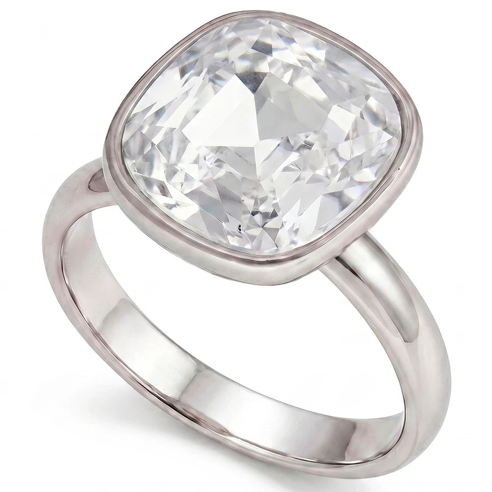 Кольцо Crystal Fiore Luna K2506.M1 BW/S