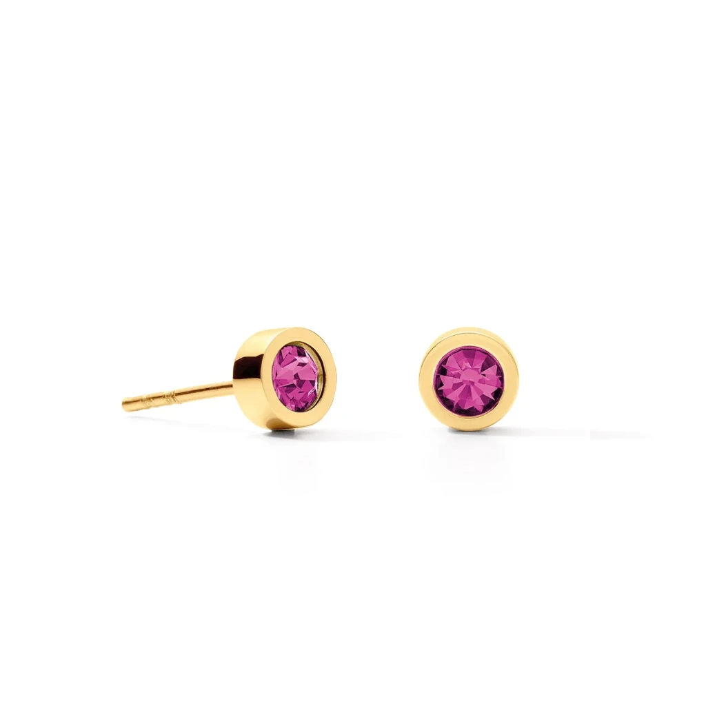 Пусеты Coeur De Lion Pink-Gold 0227/21-0416