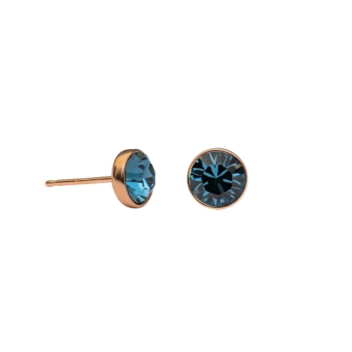 Fiore Luna Пусеты Denim Blue SWE297 DB RG
