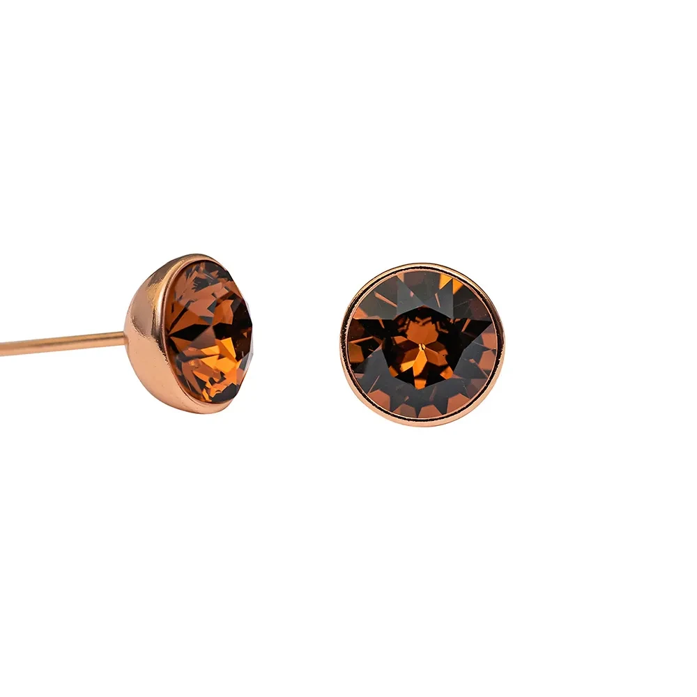 Fiore Luna Пусеты Smoked Topaz SWE298 ST RG