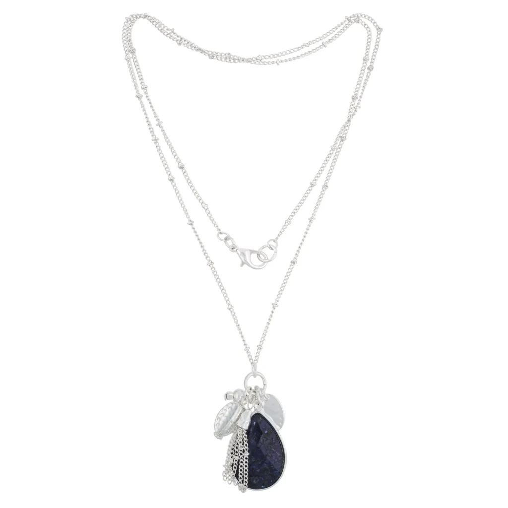 Колье Fiore Luna NATURAL LAPIS LN5123 BL/S