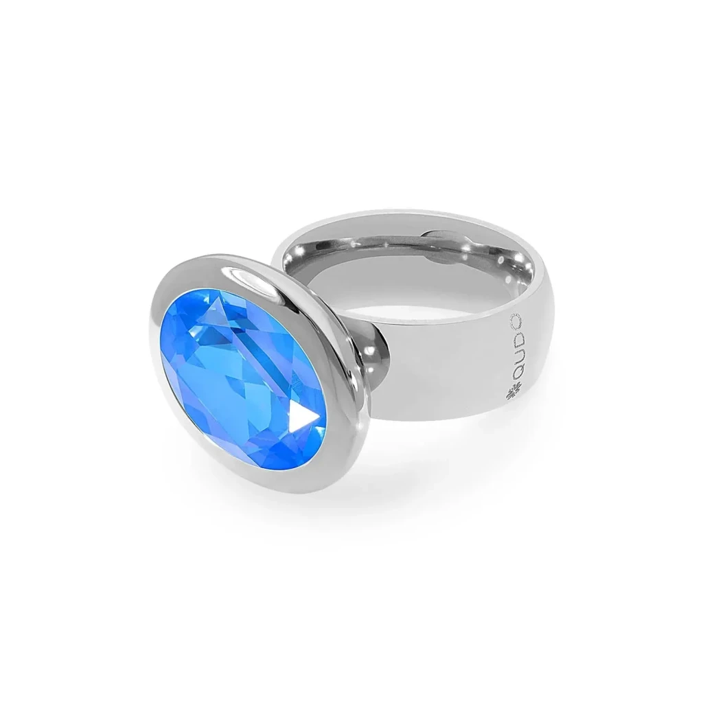 Кольцо Qudo TIVOLA big S royal blue delite  19 мм 651745/19 BL/S