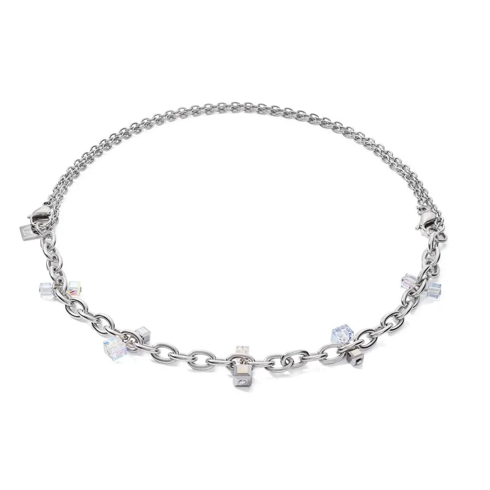Колье Coeur de Lion Crystal-Silver 5063/10-1817